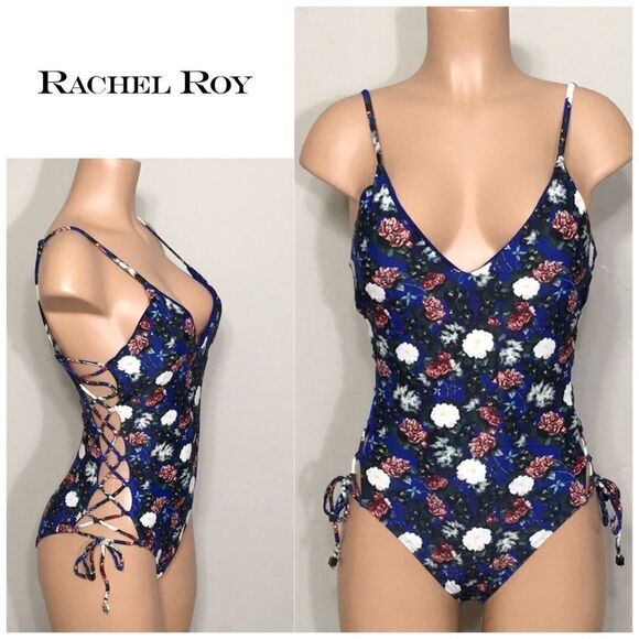 RACHEL ROY floral swimsuit. NWOT - Picture 1 of 9